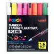 Zestaw pisaków Uni Posca 1MR, 16 kolorów