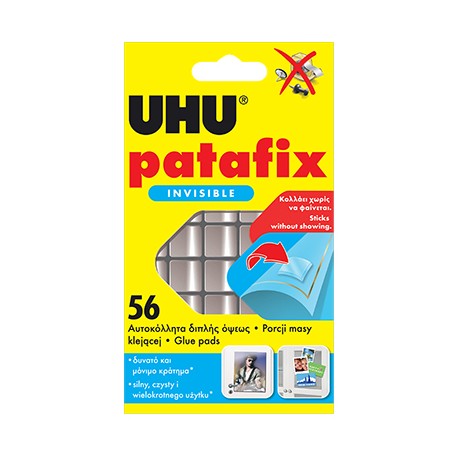 Masa klejąca Patafix Invisible, UHU, 56 porcji