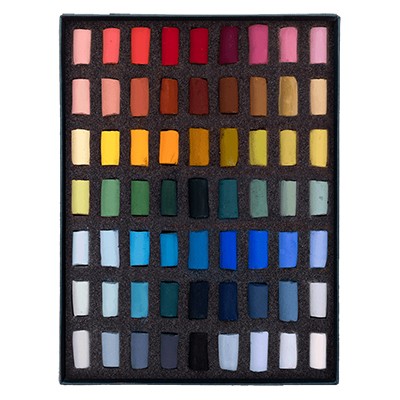 Pastele suche Unison Colour, połówki, 63 kolory
