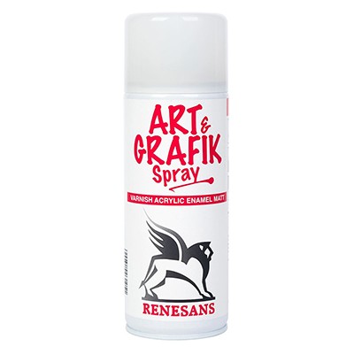 Lakier akrylowy matowy, spray 400 ml, Renesans