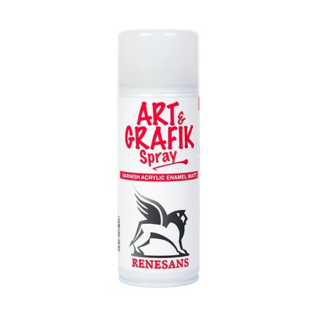 Lakier akrylowy matowy, spray 400 ml, Renesans