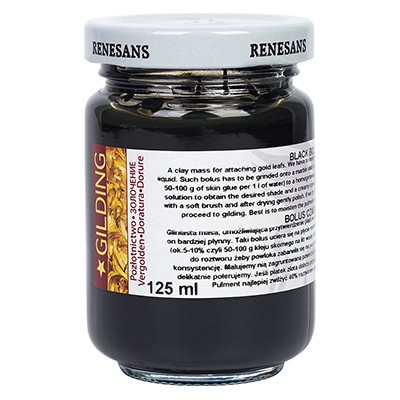 Bolus czarny – masa do złoceń Renesans, 125 ml