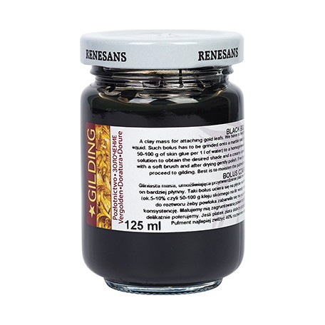 Bolus czarny – masa do złoceń Renesans, 125 ml
