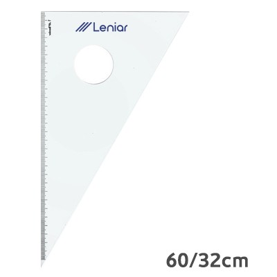 Ekierka, plastikowy trójkąt Leniar 60/32