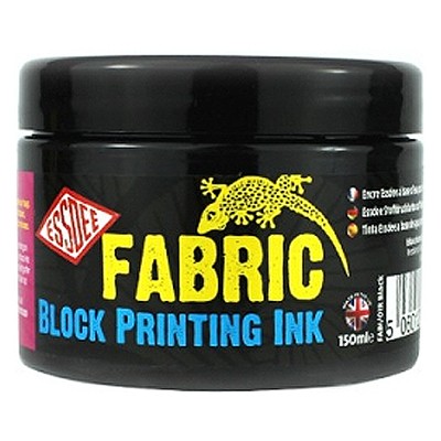 Fabric Printing Ink Black, tusz do linorytu na tkaninach Essdee 150 ml
