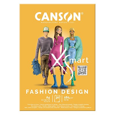 Blok XSmart Fashion Design A4, 30 ark. 180 g/m²