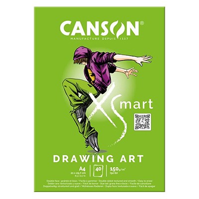 Szkicownik XSmart Drawing Art A4, 40 ark. 150 g/m²