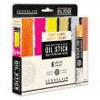 Zestaw Oil Stick Fluo & Metallic, Sennelier, 6 szt.