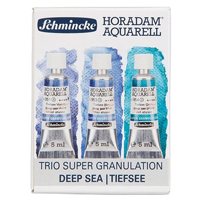 Trio Deep Sea – akwarele w tubce Horadam 3 x 5 ml