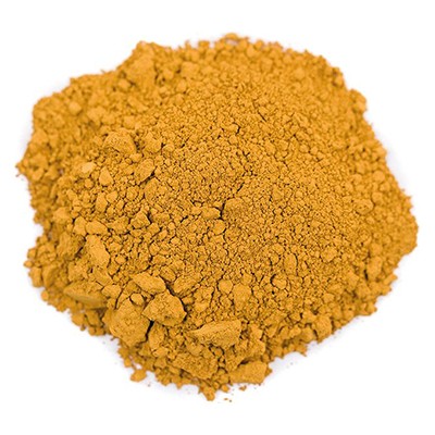 Ziemia sieneńska włoska naturalna żółta, sypki pigment Kremer 75 g