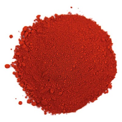 Czerwień żelazowa jasna, sypki pigment Kremer 75 g