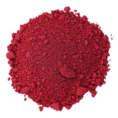 Czerwień kadmowa rubinowa, sypki pigment Kremer 50 g