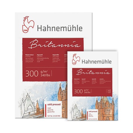 Blok akwarelowy Britannia Hahnemühle CP 30 x 40 cm, 300 g/m2