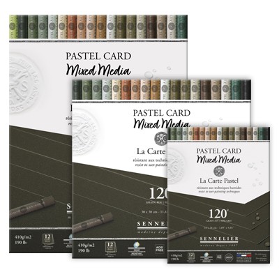 Blok Pastel Card Mixed Media – Charcoal 24 x 30 cm