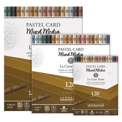 Blok Pastel Card Mixed Media – Earth Tones 30 x 30 cm