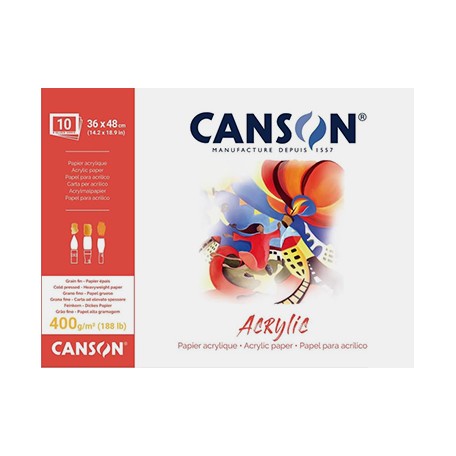 blok do farb akrylowych canson