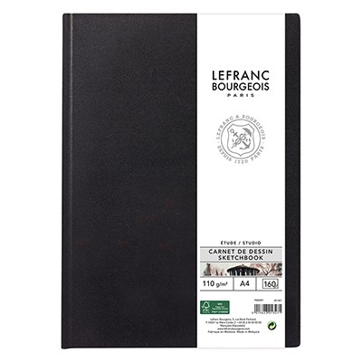 Blok rysunkowy Studio Sketchbook L&B, 80 arkuszy 110 g/m² A4