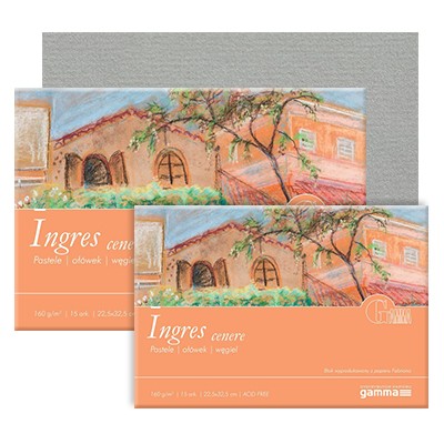Blok do pasteli Ingres Cenere 160 g, 22,5 x 32,5 cm