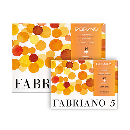 Blok akwarelowy Fabriano 5 CP 300g/m², 20 ark. 31 x 41 cm