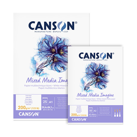 Blok Mixed Media Imagine Canson 50 ark 200 g/m² A1
