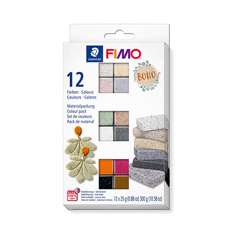 Zestaw Fimo effect, Boho, 12 x 25 g