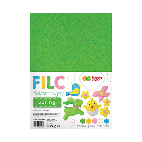 Filc dekoracyjny Forest, Happy Color 20 x 30 cm