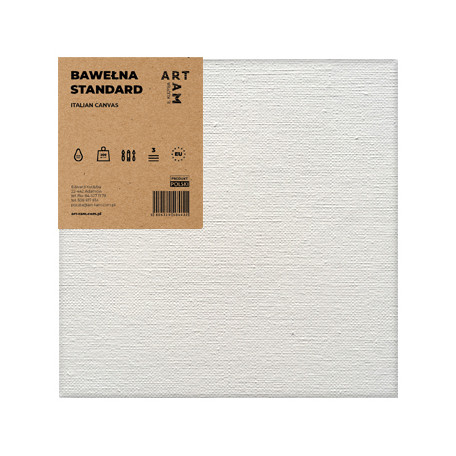 70 x 70 cm, podobrazie bawełniane Standard