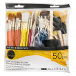 Pędzle Multi Technique Simply Daler Rowney, 50 sztuk