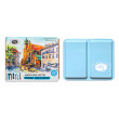 Mini Urban Sketchers Set BLUE, akwarele Aquarius 8 kol.