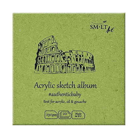 Blok do farb akrylowych 9 x 9 cm, SMLT