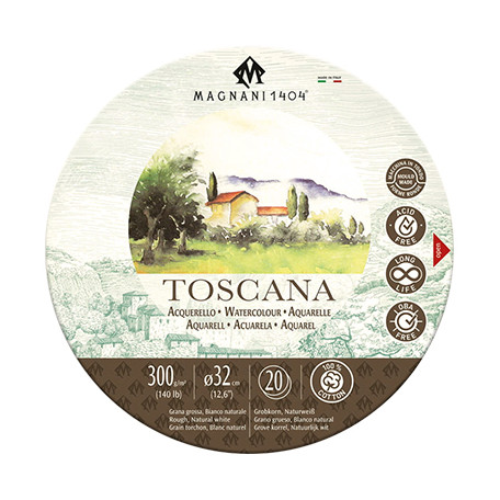 Blok do akwareli Toscana 20 ark. 300 g/m²