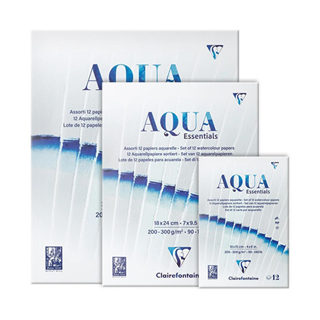 Blok akwarelowy Aqua Essentials Clairefontaine 10 x 15 cm