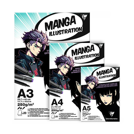 Blok Manga Illustration Calirefontaine, 20 ark. A4