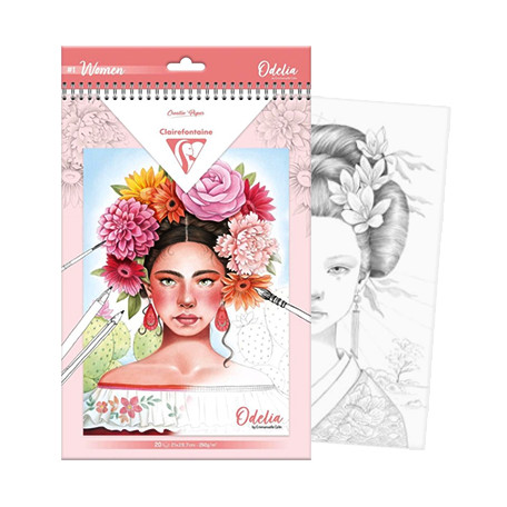 Kolorowanka Odelia Women Clairefontaine, A4