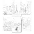 Kolorowanka Odelia Cities Clairefontaine, A4