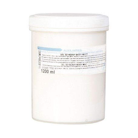 Matowy żel 3D heavy body Renesans, 1200 ml