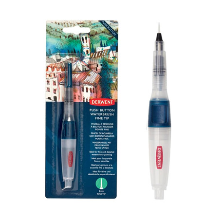 Push Button Waterbrush Derwent