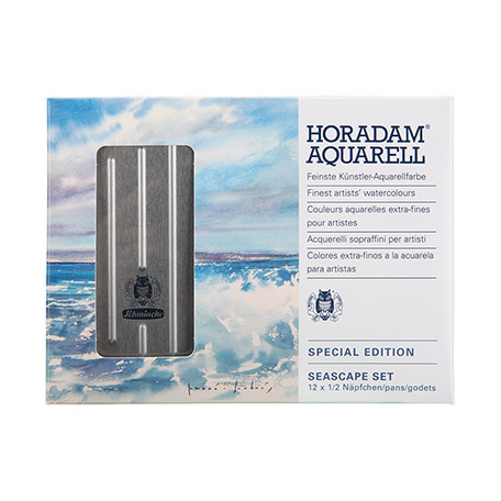 Zestaw akwareli Horadam Seascape Set, 12 półkostek
