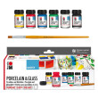 Zestaw farb Porcelain & Glass Marabu 6 x 15 ml