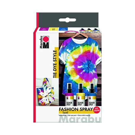 Farby do tkanin Fashion Spray Marabu 3 x 100 ml