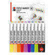 Pisaki do tkanin Textil Marker Marabu, 10 kolorów