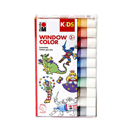 Żelowe farby witrażowe Window Color Kids Marabu