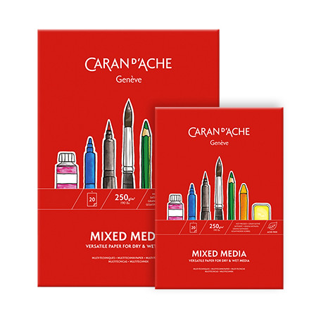Blok Mixed Media Caran d'Ache A3, 250 g/m², 20 ark.