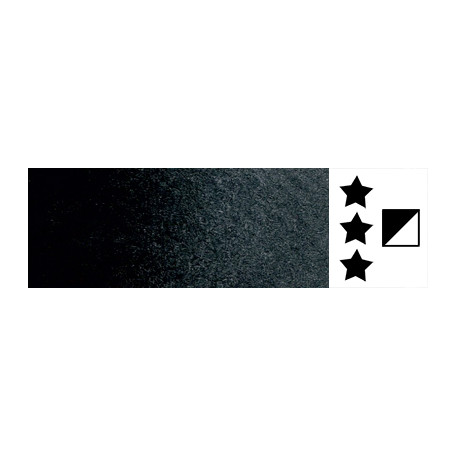 724 Neutral Black, akwarela w kostce Rosa Gallery