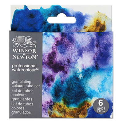 Granulating Colours, akwarele Professional W&N, 6 x 5 ml