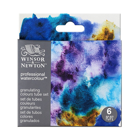 Granulating Colours, akwarele Professional W&N, 6 x 5 ml
