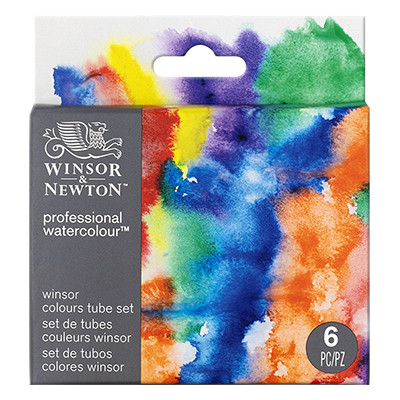 Winsor Colours, akwarele Professional W&N, 6 x 5 ml