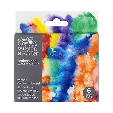 Winsor Colours, akwarele Professional W&N, 6 x 5 ml