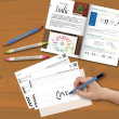 Calligraphy Starter Kit, zeszyt ćwiczeń, Kuretake