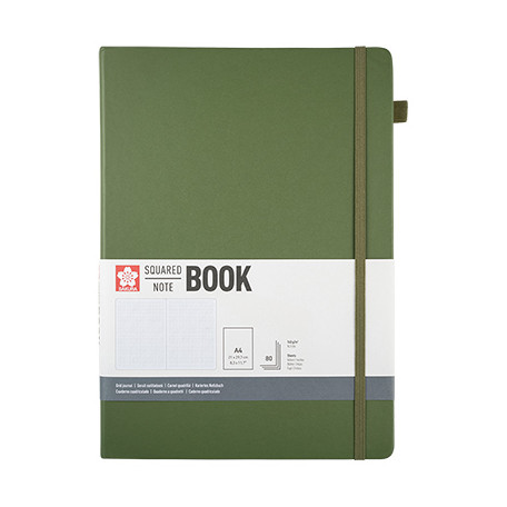 Szkicownik Squared Book Sakura, A4 / Pine Needle